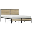  Sengeramme i metall uten madrass sonoma eik 140x190 cm 8721102954559