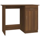 vidaXL Skrivebord brun eik 100x50x76 cm konstruert tre