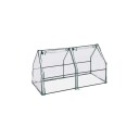 Plast drivhus PVC med 2 dører