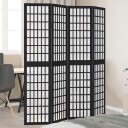  Romdeler 4 paneler svart heltre keisertre 8721012074668