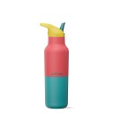 Klean Kanteen Rise Vacuum Classic termoflaske 473 ml - kajennerød kaleidoskop
