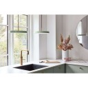 UMAGE - Asteria Pendel Mini Olive/Steel Top - Lampemesteren