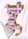 Rocksax Ghost Pink Logo Sherpa Fleece Throw 50 in x 60 in 78899408