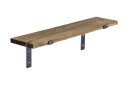 Vegghylle Cominotti 60 cm   Svart | Valnøtt
