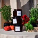 Ambientair Herborium Duftlys i amber glasskrukke   360g POMODORO