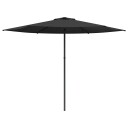 vidaXL Hageparasol 300 x 300 cm Polyester Rektangulær Antrasitt