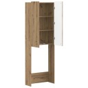 vidaXL Toalett skap ZWOLLE Artisan eik 66 x 25,5 x 190 cm