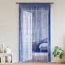 Vidaxl Trådgardiner 2 Stk 140x250 Cm Blå