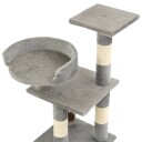 Vidaxl Kloretre Med Klorestolper I Sisal 65 cm Grå