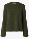 Selected Femme Lulu New Long Sleeve Knit O Neck Flerfarget XL