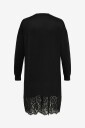 Only Carmakoma   Blondekjole Caralba Ls O Neck Lace Midi Dress J   Svart