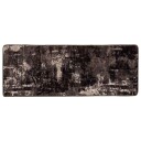  Teppe Runner MARSA Svart 80 x 200 cm Polyester og PVC