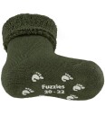 Fuzzies Sokker med Antiskli Armygrønn 20/22 Sokker