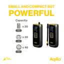 Aqiila C4 luftpumpe, bærbar kompressor - powerbank, 4000 mAh