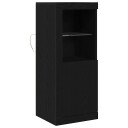  Serviesskap Svart 41 x 37 x 100 cm Konstruert tre