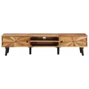  TV benk 145x35x35 cm heltre akasie