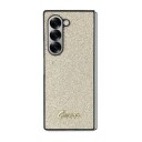 Guess Glitter Script Mobildeksel til Samsung Galaxy Z Fold 6 - Gull