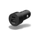 Aqiila Chargebird CC2 USB biladapter   12/24v sigarettenner   USB A/USB  C 32w