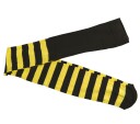 Stripete tights gul og svart