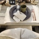 Halvor Bakke Asima Dekkebrikke beige 35x45