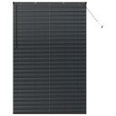  Vindu Persienne med gardiner Svart Aluminium