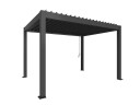 Biohort Pergola størrelse 4 x 3 metallic mørkegrå/sølv