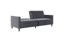 Sovesofa Hartford 203x83x82 cm Antrasitt Fløyel   203x83x82 cm Antrasitt Fløyel