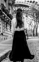 Parisian Elegance Eiffel Tower Black & White Plakat Plakat / 100x150cm