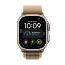 Apple Watch Ultra 4 49mm Smartklokke naturlig titan med Ørken Alpine Loop