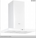 Silverline Beta 90 cm Vegghengt Ventilator med Belysning og Filterindikator Hvit