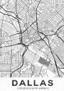 Dallas White Plakat Plakat / 70x100cm