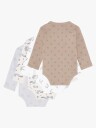 Pippi  Langermet Body 4 Pakk Rainy Days 62