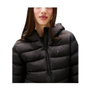 Tommy Jeans Tjw Slim Hood Prnt Down Jckt Ext - Black - M