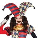 Fiestas Guirca Harlequin Gycklare Dame Kostyme Small 79790