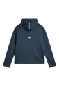 J.Lindeberg Maclean Zip Hood Blå Golfgenser herre JL Navy Large
