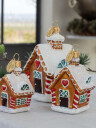 Julekule pepperkakehus 6 cm