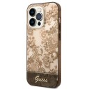 Guess Hardcase til iPhone 14 Pro 6,1" - Oker Porcelain Collection
