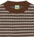 FUB Genser - Strikk - Ull - Hasselnøttmelert/Light Grey Melange/ - FUB - 120 - Genser Brun Grå