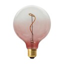 Halo Design LED Globe lyspære med farget glass, rød