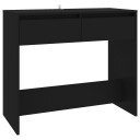 vidaXL Konsollbord svart 89x41x76,5 cm stål