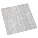  Gulvplanker 5,11 m² 55 pcs PVC Lys Grå og Hvit