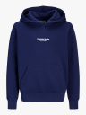 Jack and Jones Junior Vesterbro Sweat Hood Junior Blå 164