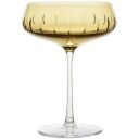 Louise Roe Single Cut Champagneglass Amber