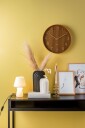 Karlsson Pure veggklokke 40 cm dark wood