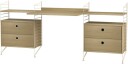 String kontor eik & beige Kombinasjon C