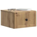  Vegghengt Nattbord Artisan eik 33 x 34,5 x 20 cm Konstruert tre