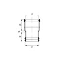 Pipelife Erstatningsmuffe PP 75mm