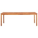 vidaXL Hagebord 215x90x74 cm heltre akasie