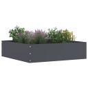 vidaXL Gjerdekant 6 pcs Antrasitt 50 x 50 x 13 cm Stål