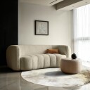 Rundt teppe   Cadiz beige Størrelse: Ø 240 cm